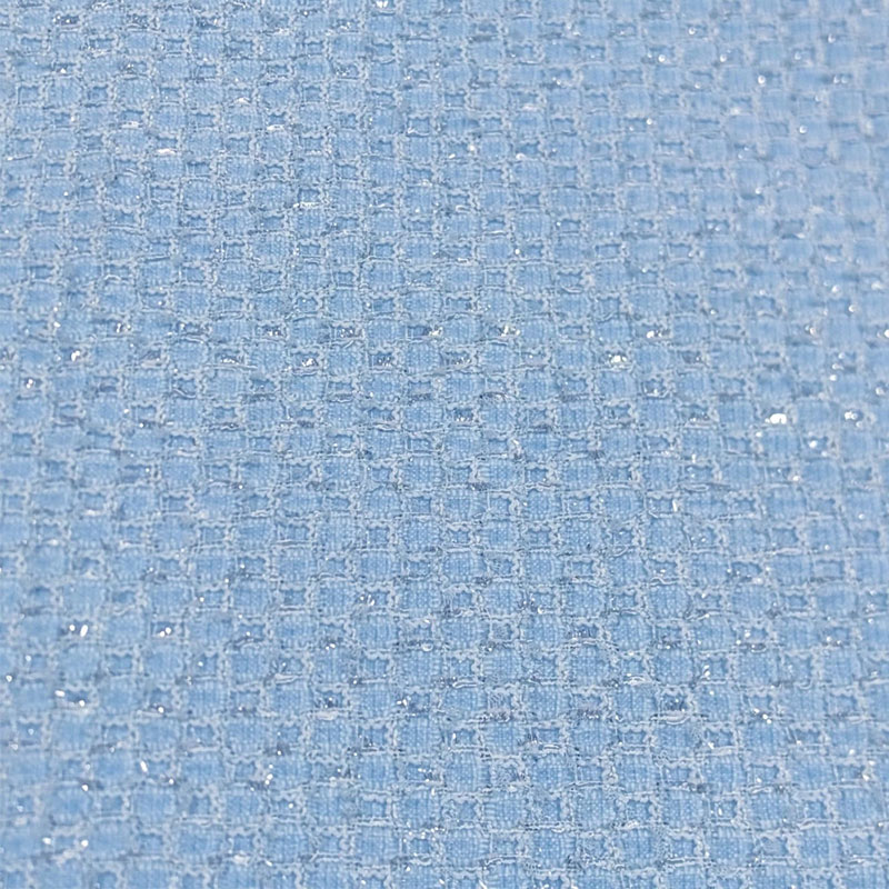 Sewing Tweed Fabric - Tela Tweed de Rejilla Pequeña y