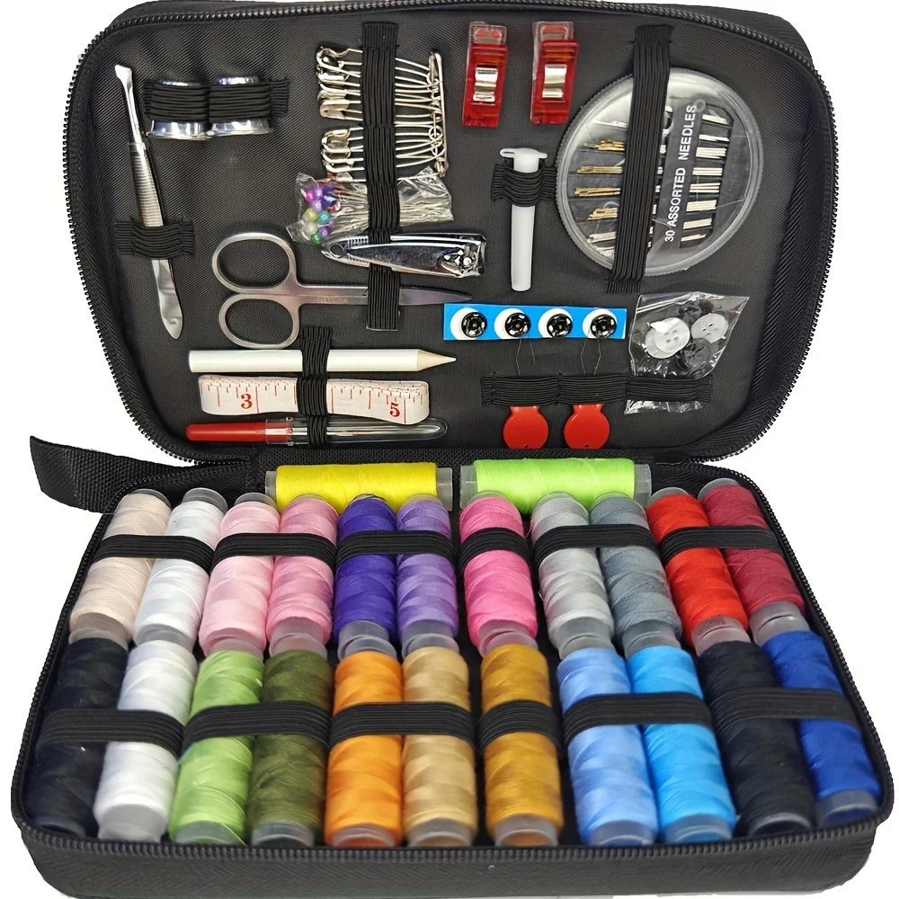 Sewing Thread Production - Kit de costura con suministros y