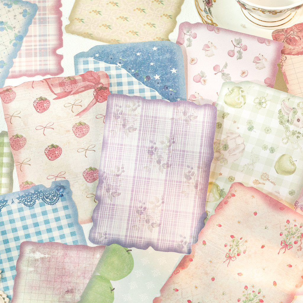 Pattern Tissue Paper - 30 Hojas de Papel Vintage para