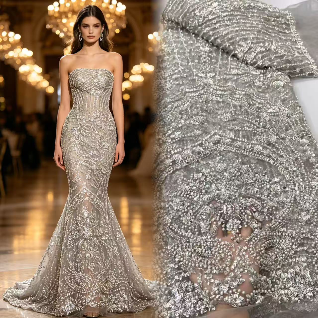 Sewing Net - Encaje de Tul Francés de Lujo