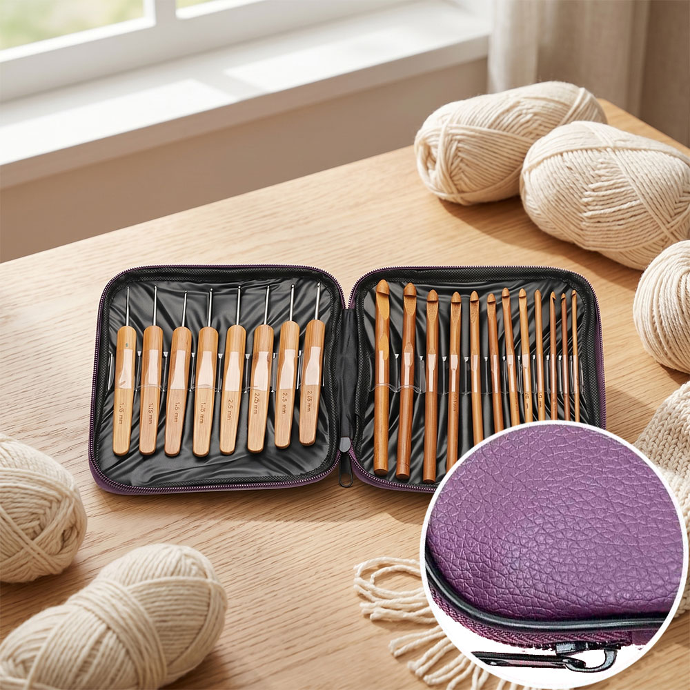 Juego de 74 Ganchos de Crochet - Sewing Necessities reseña y precio