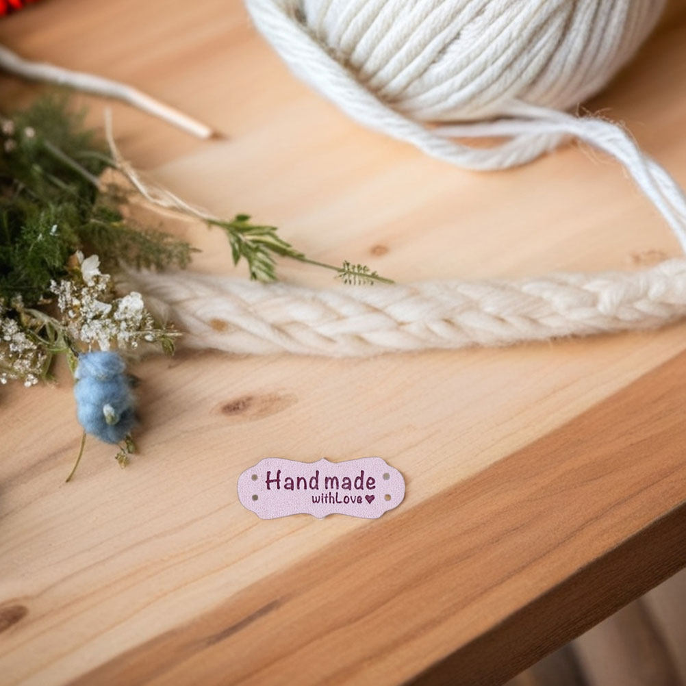 100 Etiquetas de Gamuza Hechas - Sewing Labels reseña y precio