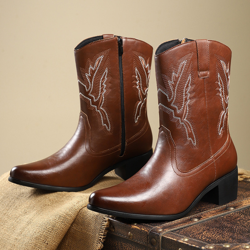 Botas de vaquero del oeste Ret - Sewing Embroidery Fabric reseña y precio