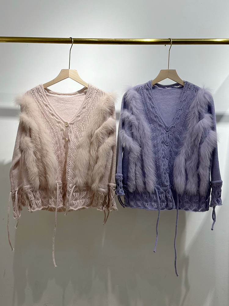 Suéter de Punto con Decoración - Sewing Jackets reseña y precio