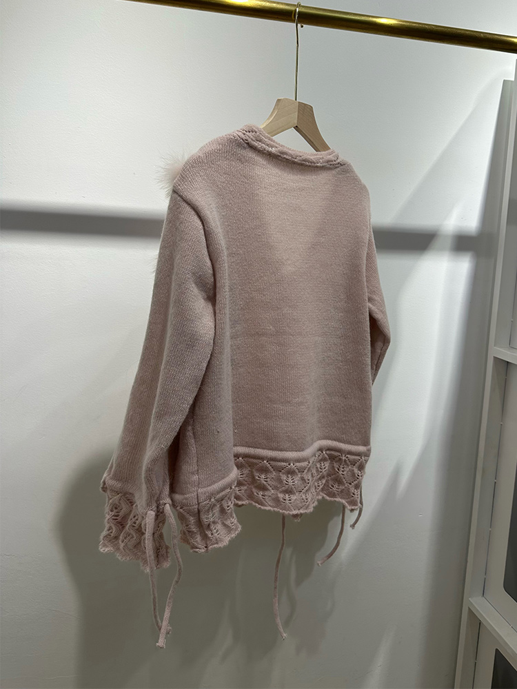Suéter de Punto con Decoración - Sewing Jackets reseña y precio